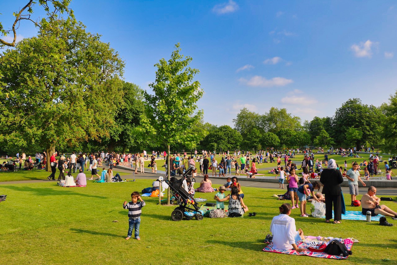 Hyde Park near Princess Diana's Memorial Fountain